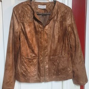 Alfred Dunner Suede Jacket